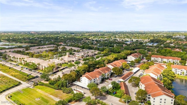 4665 Saint Croix Ln Unit 1525, Naples, FL 34109 - birds eye view of property with a water view