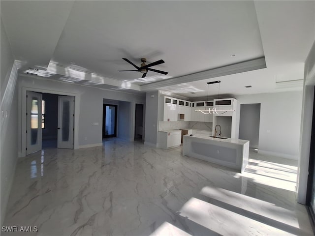 157 Everglades Blvd S, Naples, FL 34117 - view of patio / terrace with a sink and a ceiling fan
