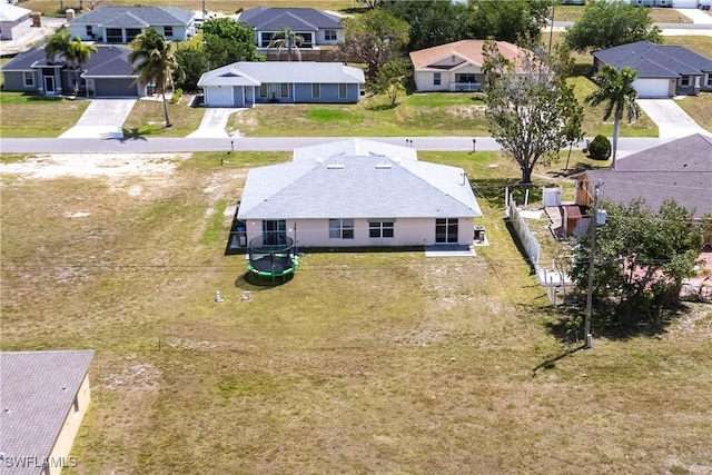 drone / aerial view featuring a residential view