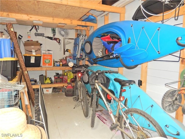 view of storage
