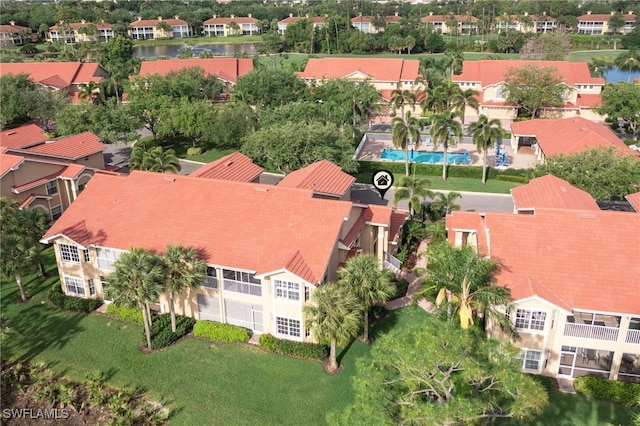 20231 Calice Ct Unit 2703, Estero, FL 33928 - aerial view of residential area with a large body of water