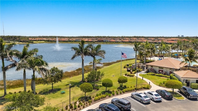 1408 Lucena Ln S, Naples, FL 34113 - bird's eye view featuring a water view