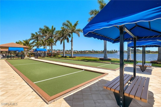 1408 Lucena Ln S, Naples, FL 34113 - view of home's community featuring a water view