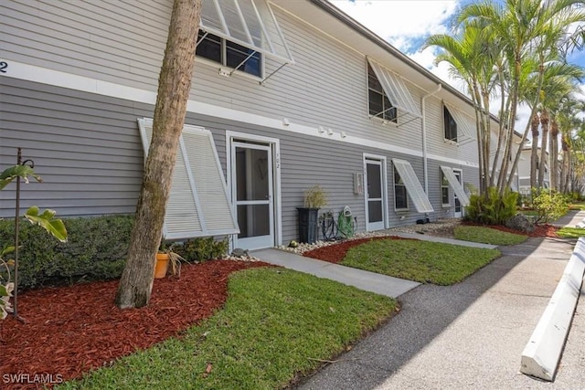 view of rear view of property
