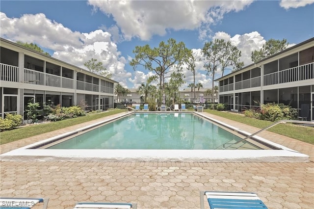 view of pool
