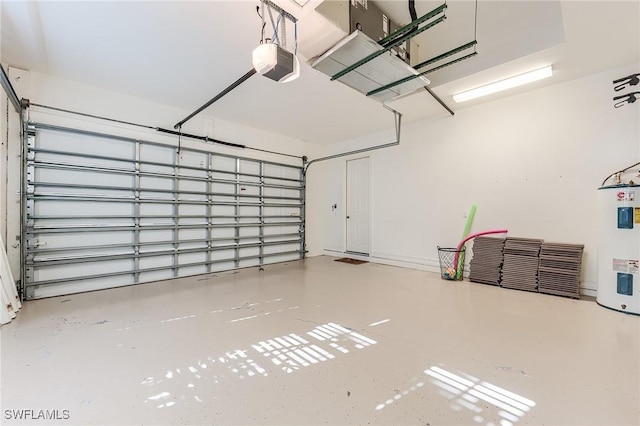 7699 Cottesmore Dr, Naples, FL 34113 - garage with water heater and a garage door opener