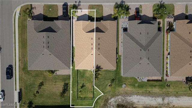 aerial perspective of suburban area