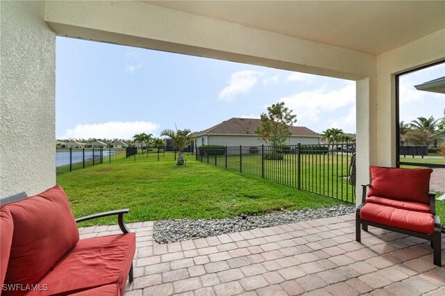 20018 Fiddlewood Ave, North Fort Myers, FL 33917 - view of patio with a residential view