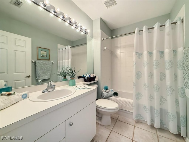 14641 Glen Cove Dr Unit 1704, Fort Myers, FL 33919 - full bath featuring visible vents, tile patterned floors, toilet, and vanity