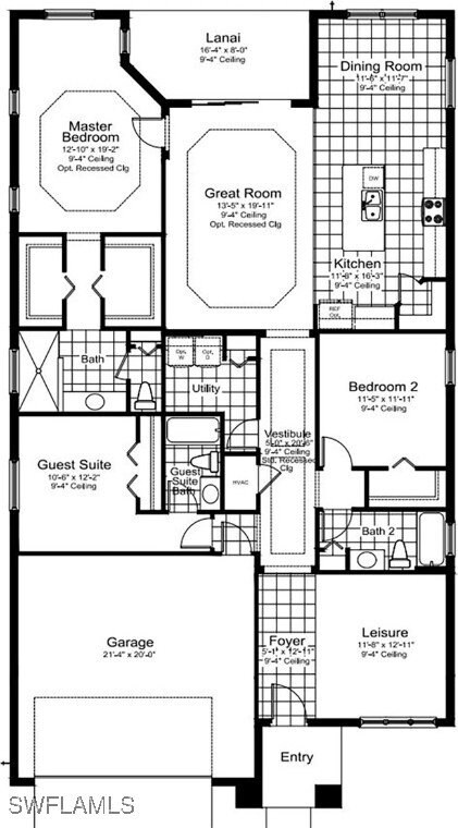 2967 Amblewind Dr, Fort Myers, FL 33905 - property floor plan