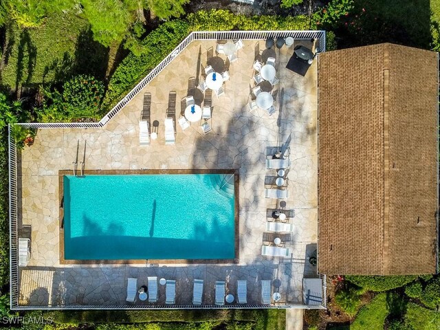 1702 Kings Lake Blvd Unit 103, Naples, FL 34112 - view from above of property