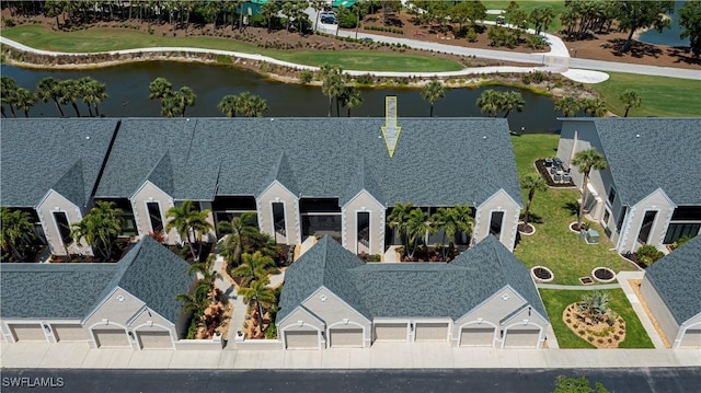 12090 Kelly Greens Blvd Unit 119, Fort Myers, FL 33908 - drone / aerial view with a water view and a residential view