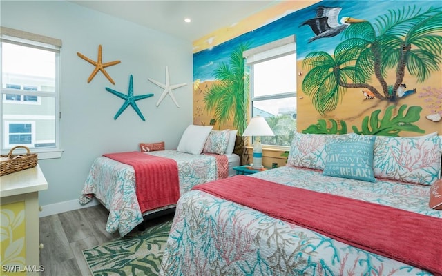 4620 Oro Pesos Ln, Upper Captiva, FL 33924 - bedroom featuring wood finished floors, baseboards, and recessed lighting