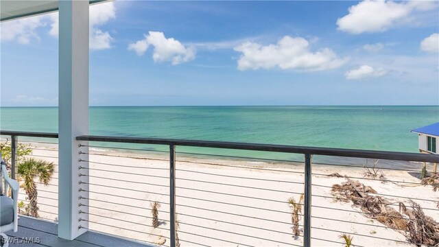 4620 Oro Pesos Ln, Upper Captiva, FL 33924 - water view featuring local beach