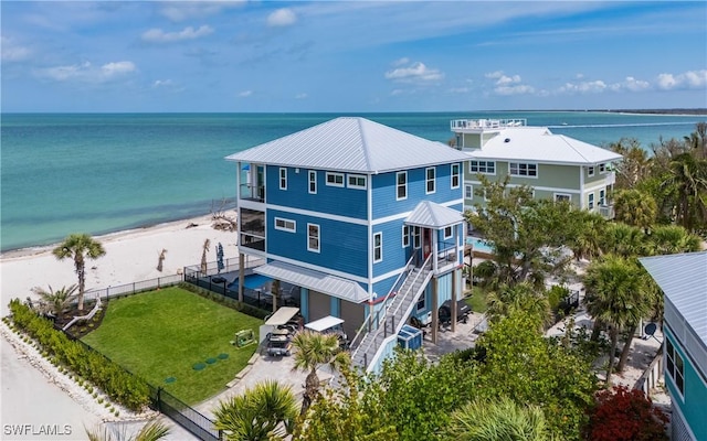 4620 Oro Pesos Ln, Upper Captiva, FL 33924 - view from above of property featuring a large body of water