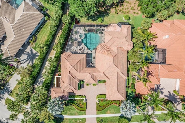 drone / aerial view