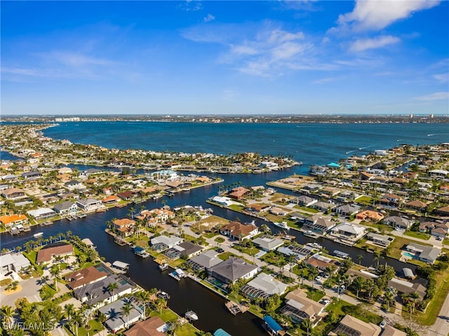 127 SW 56th Ter, Cape Coral, FL 33914 - aerial view featuring a residential view and a water view