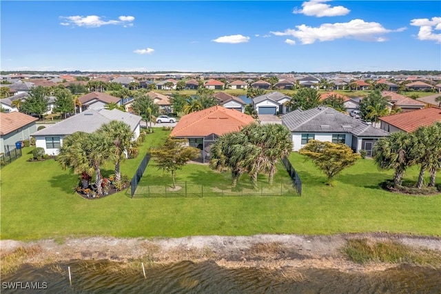 birds eye view of property featuring a residential view
