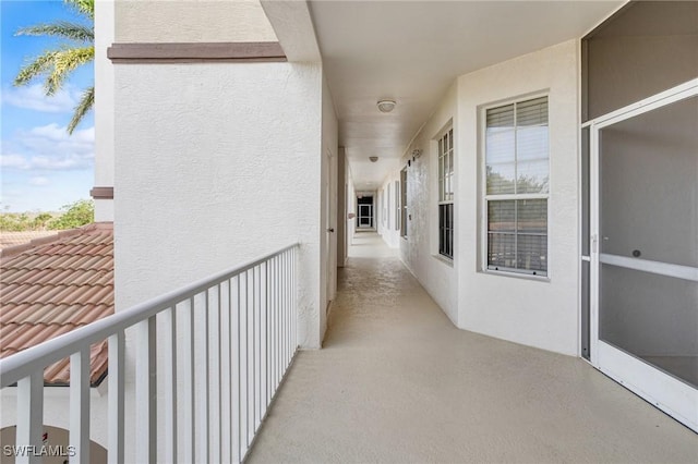 view of hallway
