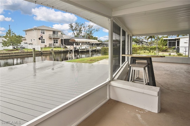 8150 Cleaves Rd, North Fort Myers, FL 33903 - view of dock with a water view
