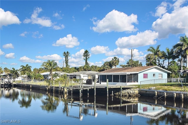 8150 Cleaves Rd, North Fort Myers, FL 33903 - exterior space featuring a water view