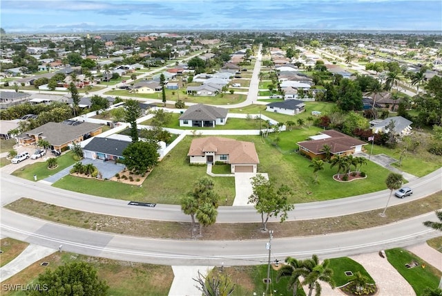 drone / aerial view featuring a residential view