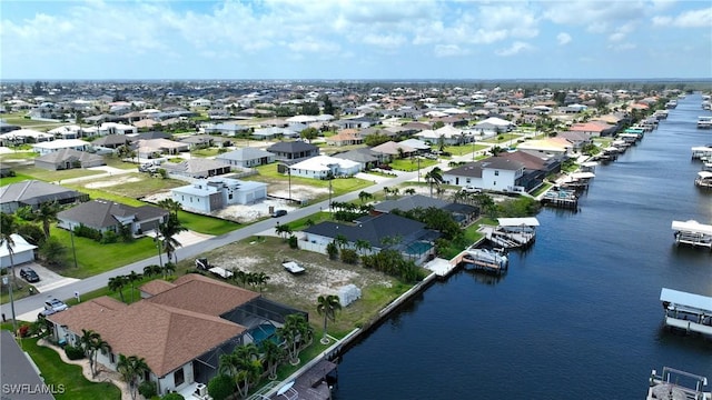 3309 NW 3rd Ter, Cape Coral, FL 33993 - aerial view of residential area featuring a large body of water