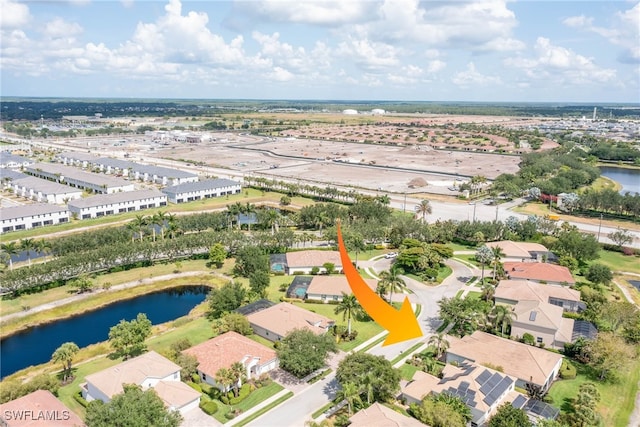 2042 Mandarin Ln, Naples, FL 34120 - aerial view of residential area with a nearby body of water