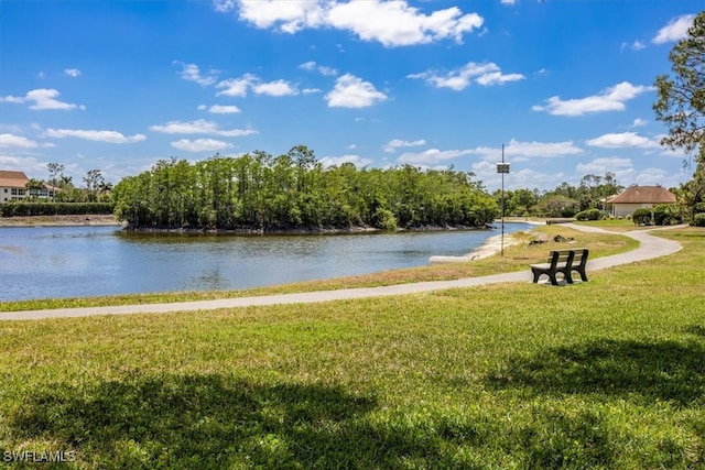 property view of water