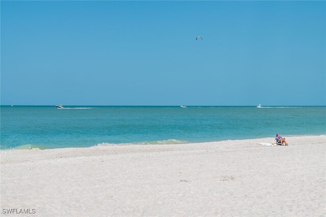 water view featuring a view of the beach