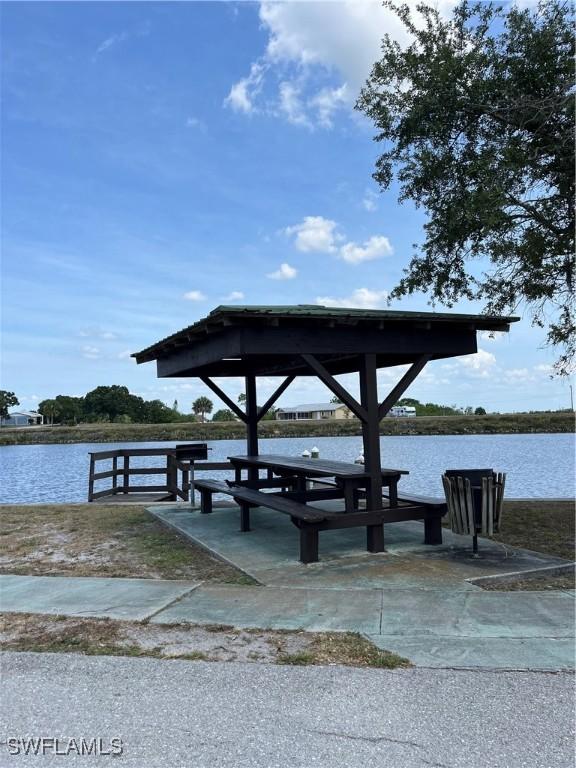 901 Thatcher Blvd, Moore Haven, FL 33471 - dock area with a water view
