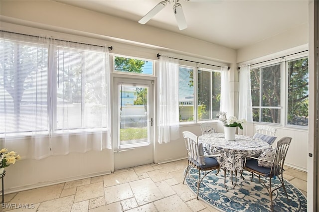 5482 Peppertree Dr, Fort Myers, FL 33908 - sunroom / solarium with stone tile floors