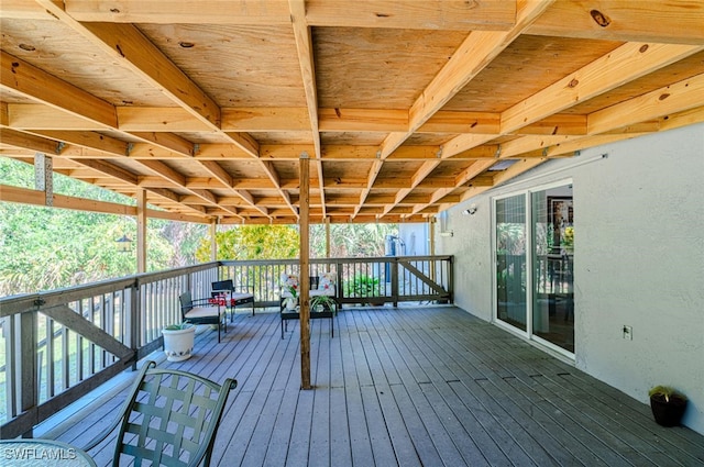 view of deck