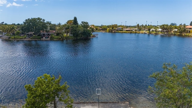 property view of water