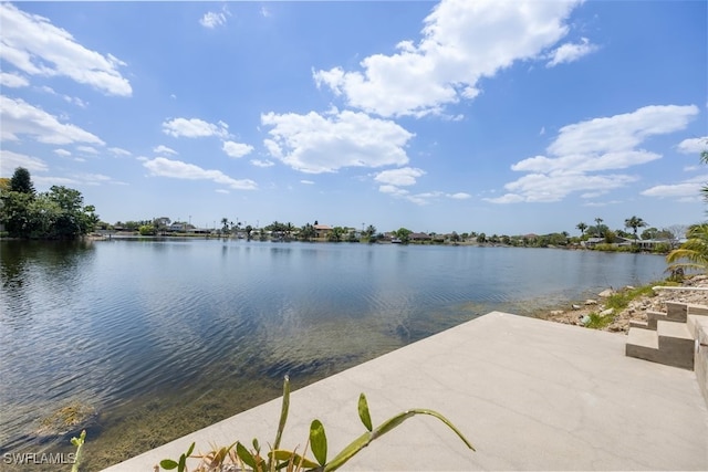 property view of water