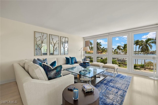 4031 Gulf Shore Blvd N Unit 3E, Naples, FL 34103 - living area featuring wood finished floors