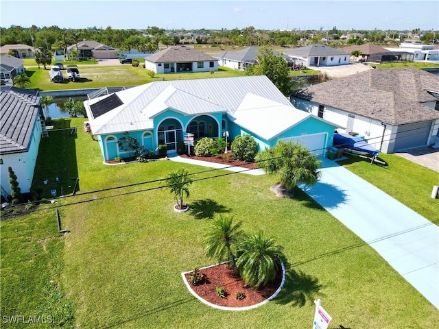 bird's eye view featuring a residential view