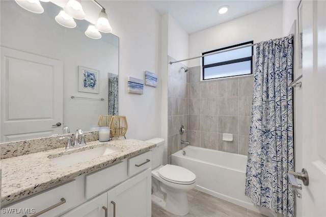 11477 Canopy Loop, Fort Myers, FL 33913 - bathroom with toilet, shower / tub combo, and vanity