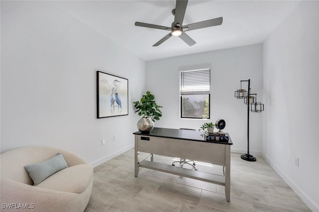 11477 Canopy Loop, Fort Myers, FL 33913 - office space with ceiling fan and baseboards