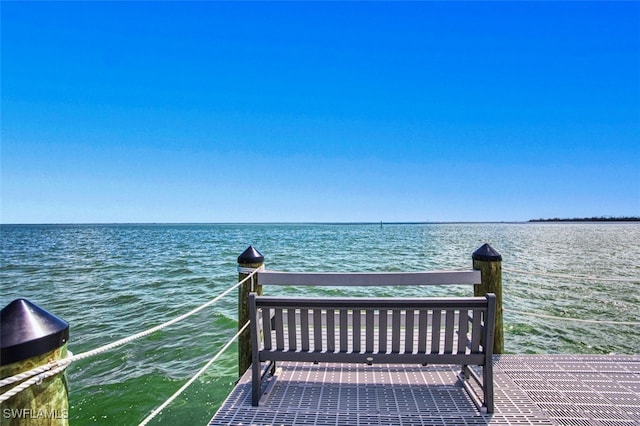 15123 Captiva Dr Unit 104, Captiva, FL 33924 - dock area featuring a water view