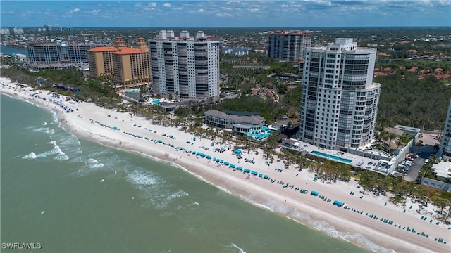 8787 Bay Colony Dr Unit 803, Naples, FL 34108 - drone / aerial view of expansive beach