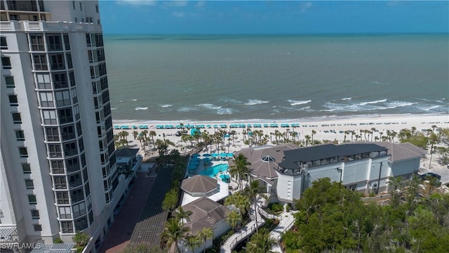8787 Bay Colony Dr Unit 803, Naples, FL 34108 - drone / aerial view of expansive coastline
