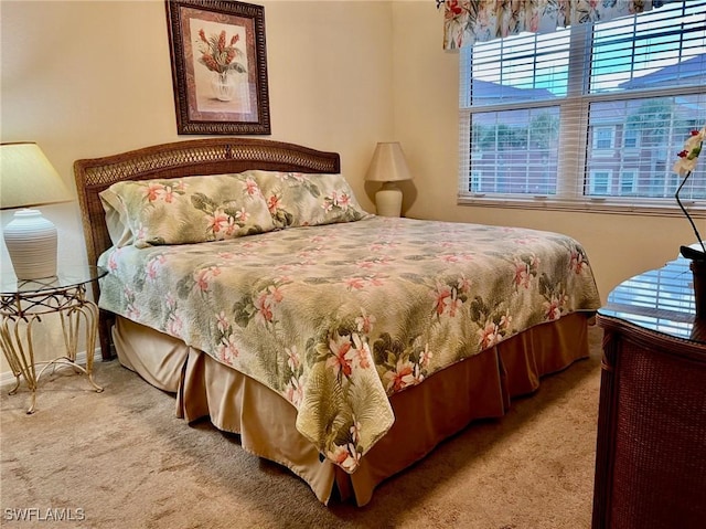 bedroom featuring carpet floors