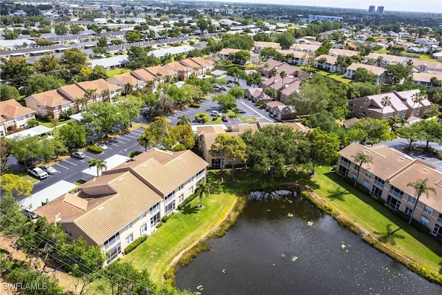 14500 Daffodil Dr Unit 1102, Fort Myers, FL 33919 - aerial perspective of suburban area with a large body of water
