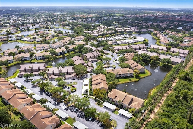 14500 Daffodil Dr Unit 1102, Fort Myers, FL 33919 - aerial view of property's location with nearby suburban area and a nearby body of water