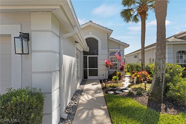 26036 Clarkston Dr, Bonita Springs, FL 34135 - entrance to property with stucco siding