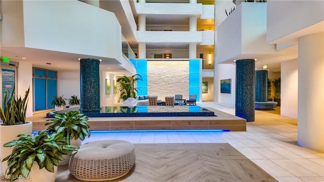 view of welcome area