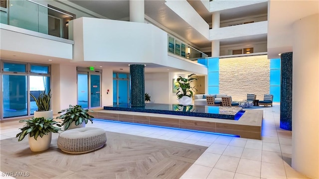 view of reception area