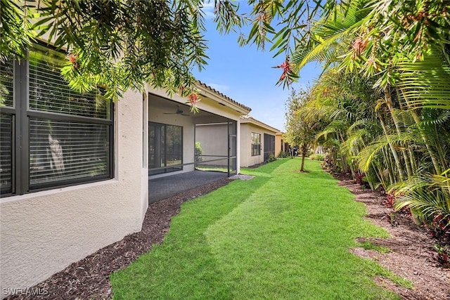 11643 Riverstone Ln, Fort Myers, FL 33913 - view of yard featuring ceiling fan