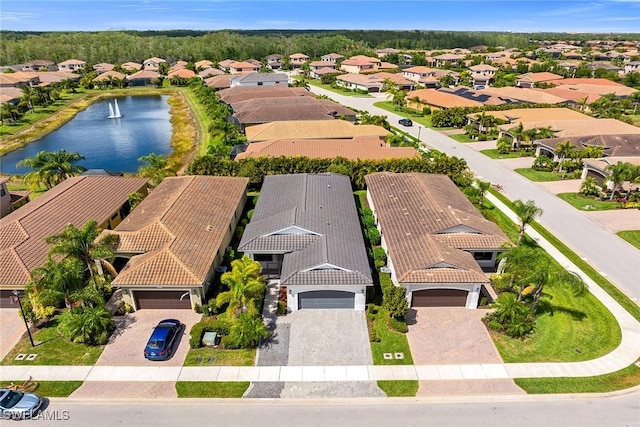 11643 Riverstone Ln, Fort Myers, FL 33913 - drone / aerial view featuring a residential view and a water view